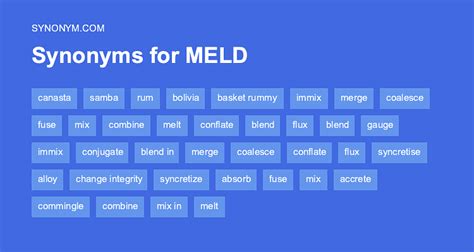 synonym for meld